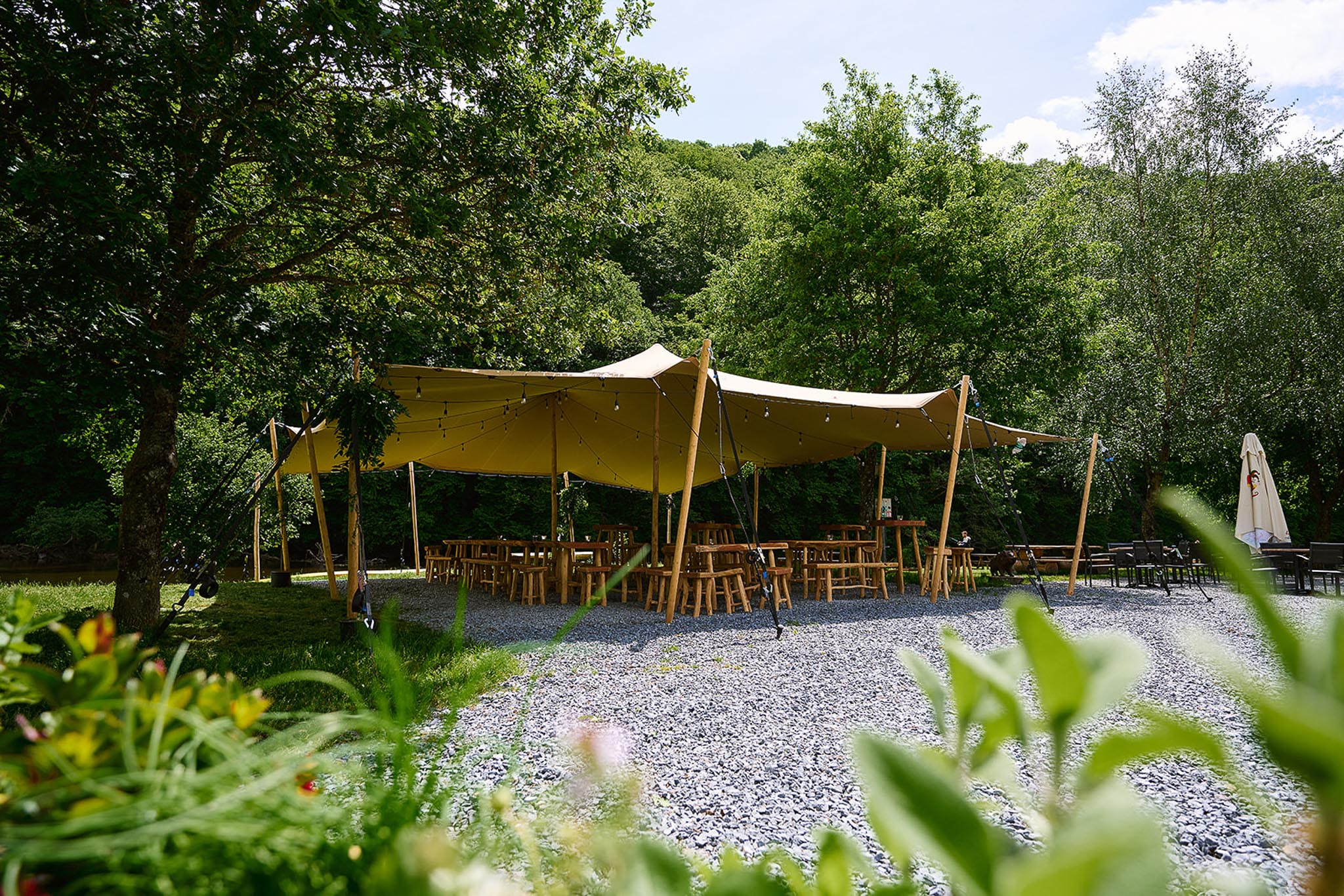 Stretchtent 10,5 x 12 meter
