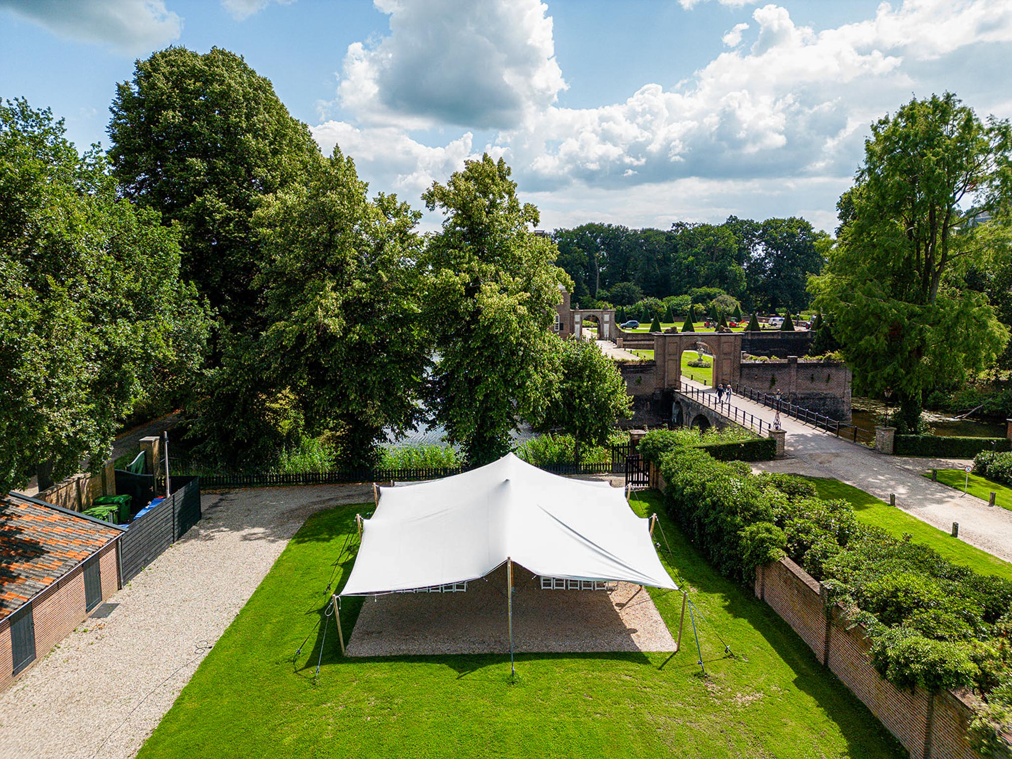 Stretchtent 10,5 x 12 meter