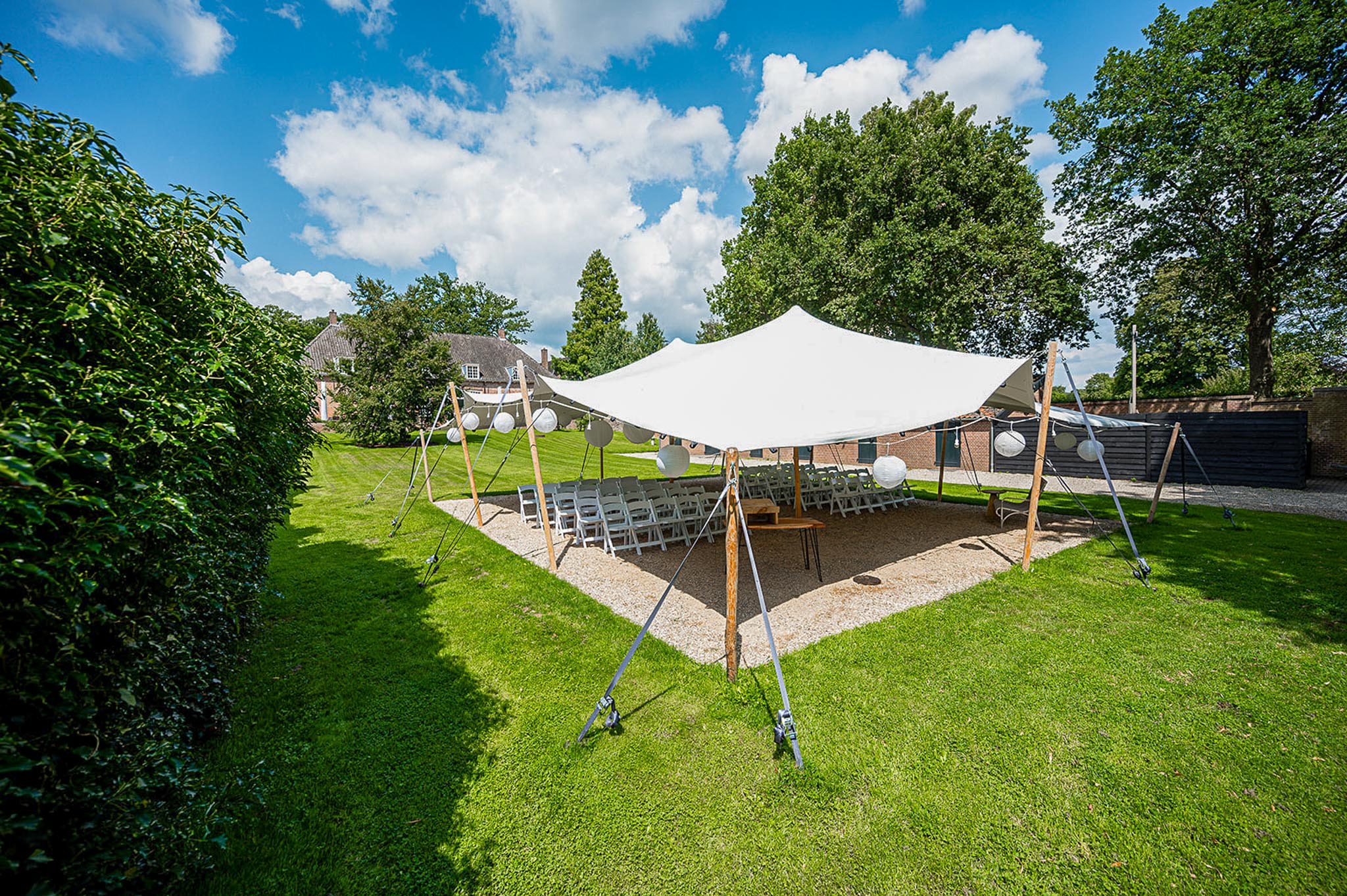 Stretchtent 10,5 x 12 meter