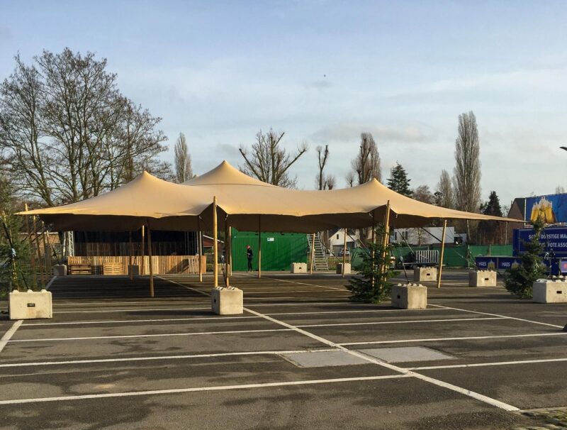 Stretchtent 15x20 Meter