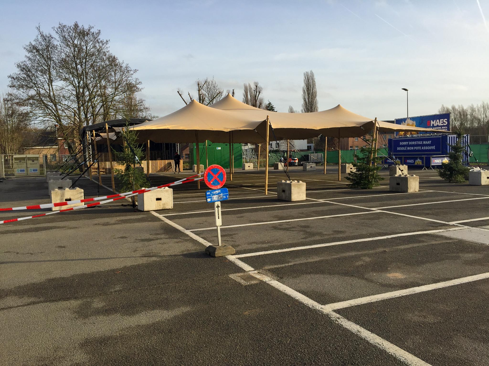 Stretchtent 15x20 Meter