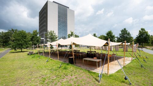 Stretchtent 10,5x20 meter