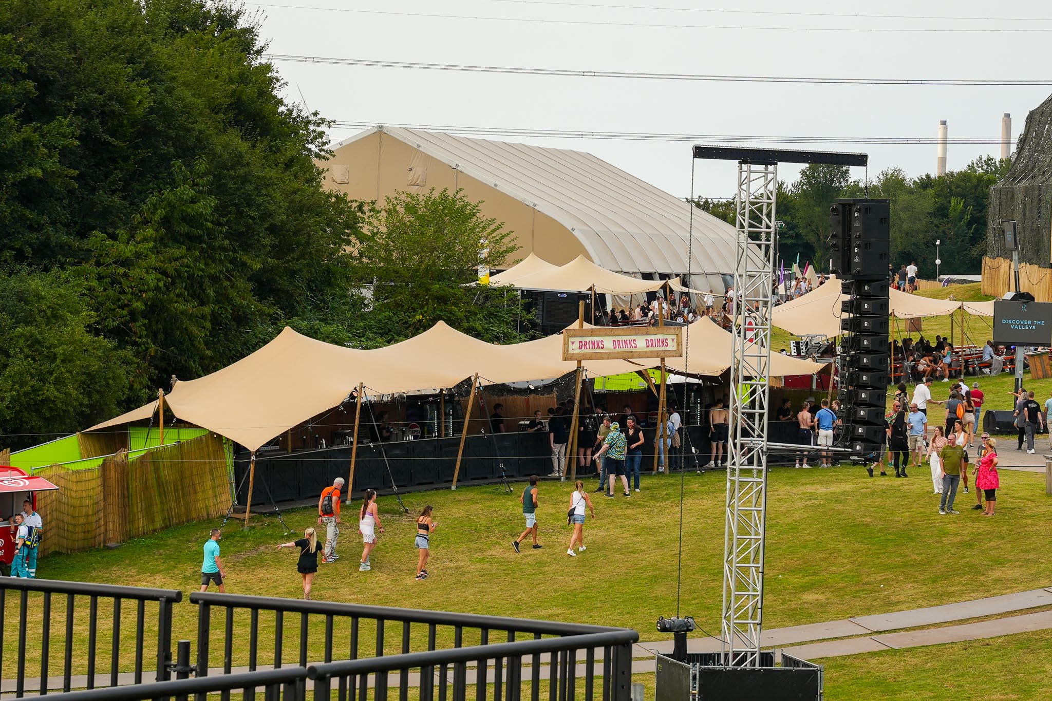 Stretchtent 6x20meter