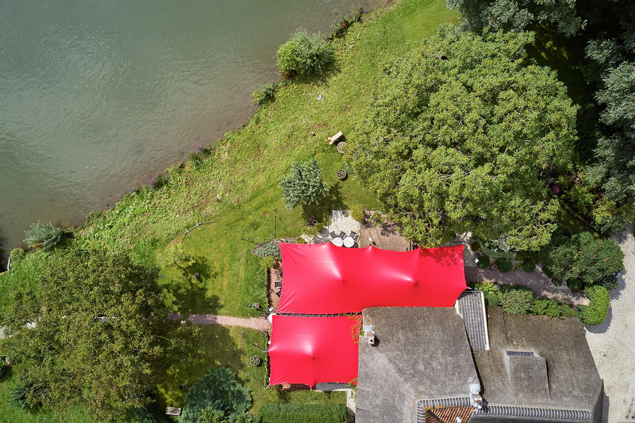 Stretchtent 6x75 meter