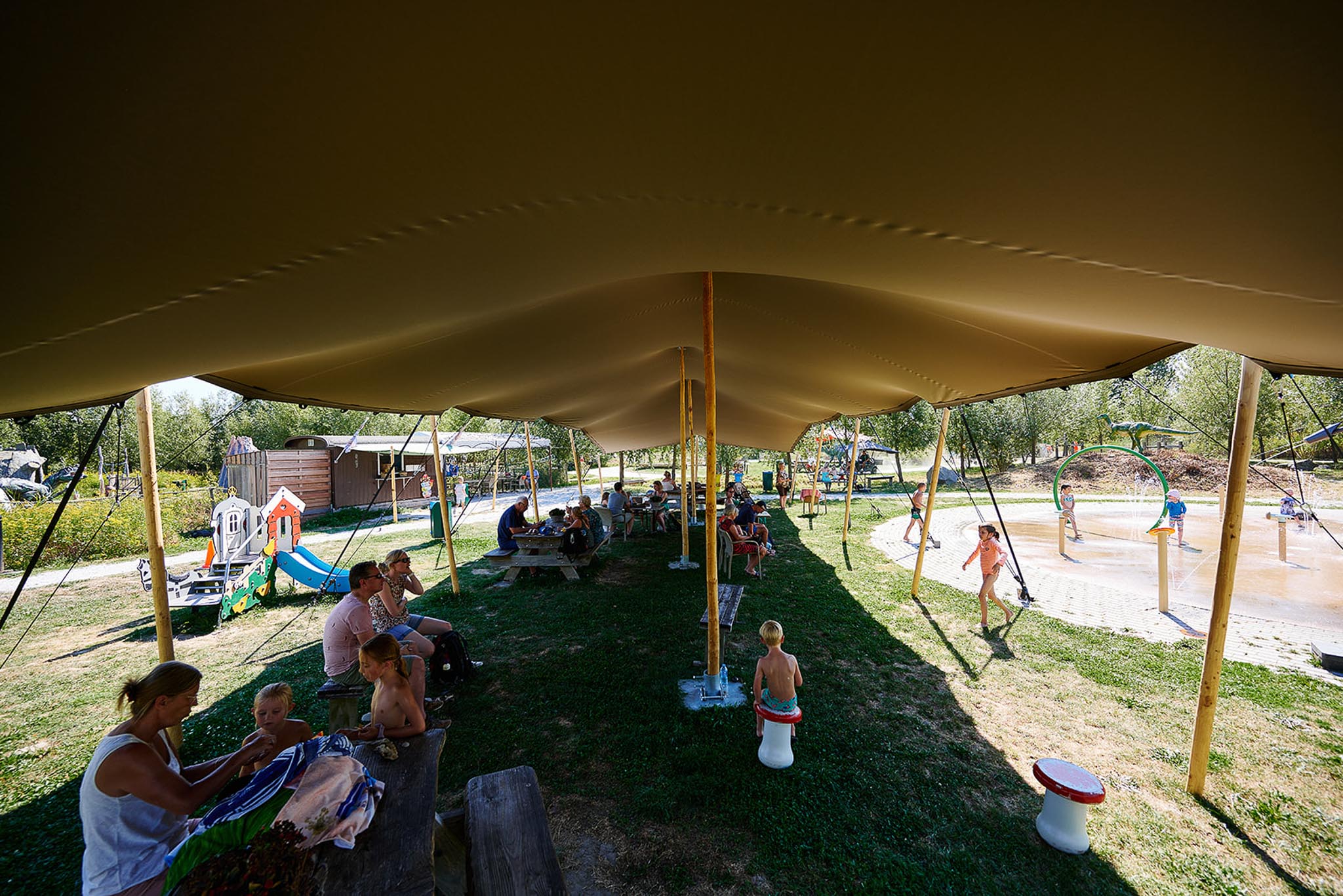 Stretchtent 7,5x20 meter